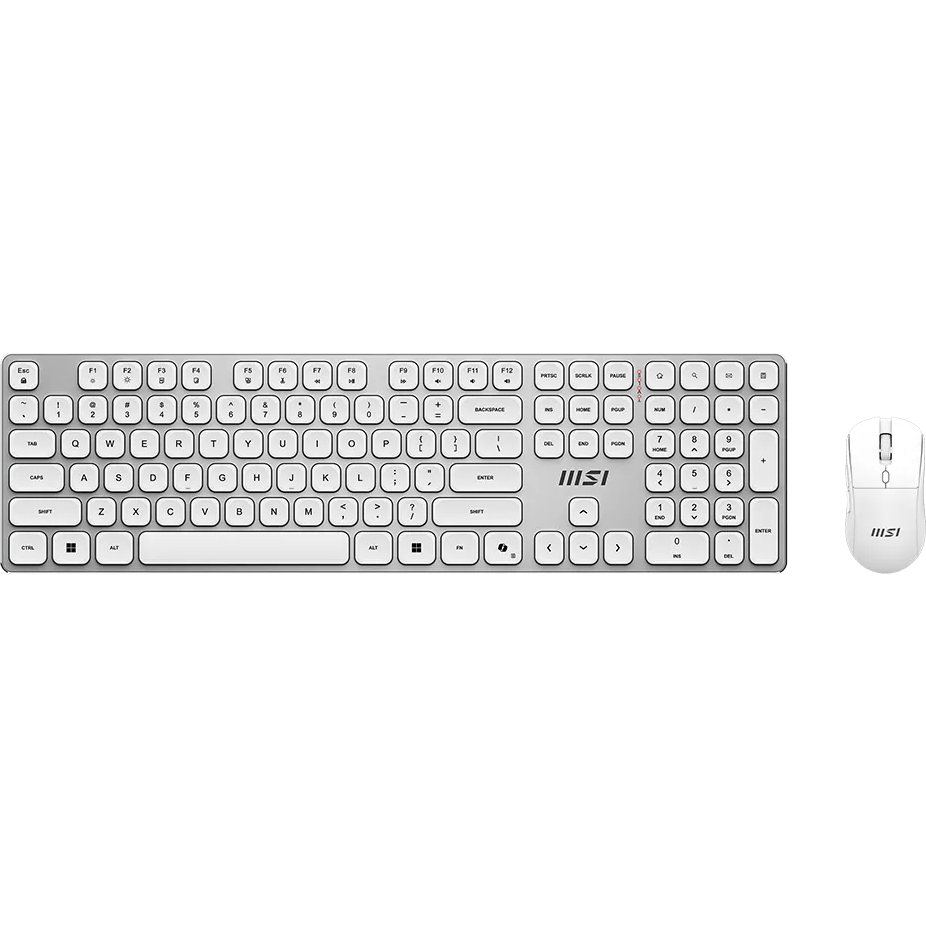 Клавиатура + мышь MSI Forge K210 Wireless Combo White