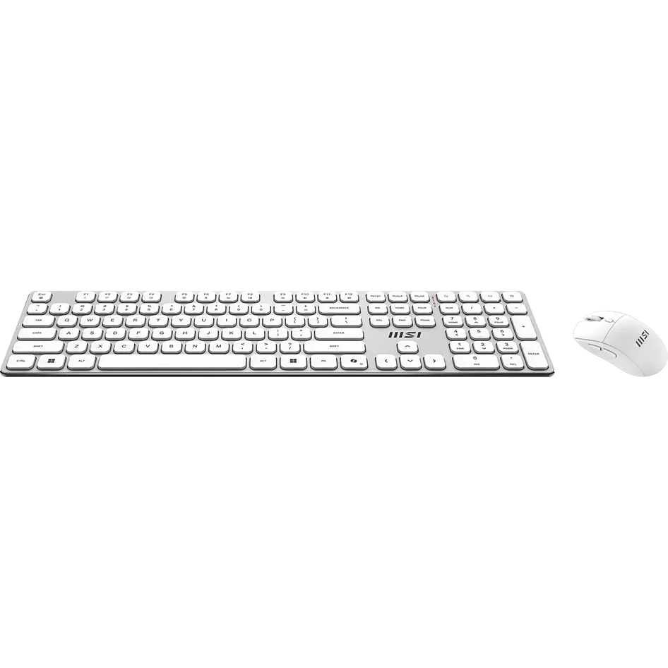 Клавиатура + мышь MSI Forge K210 Wireless Combo White — изображение 2