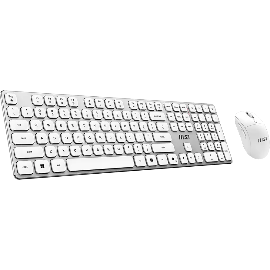 Клавиатура + мышь MSI Forge K210 Wireless Combo White — изображение 4