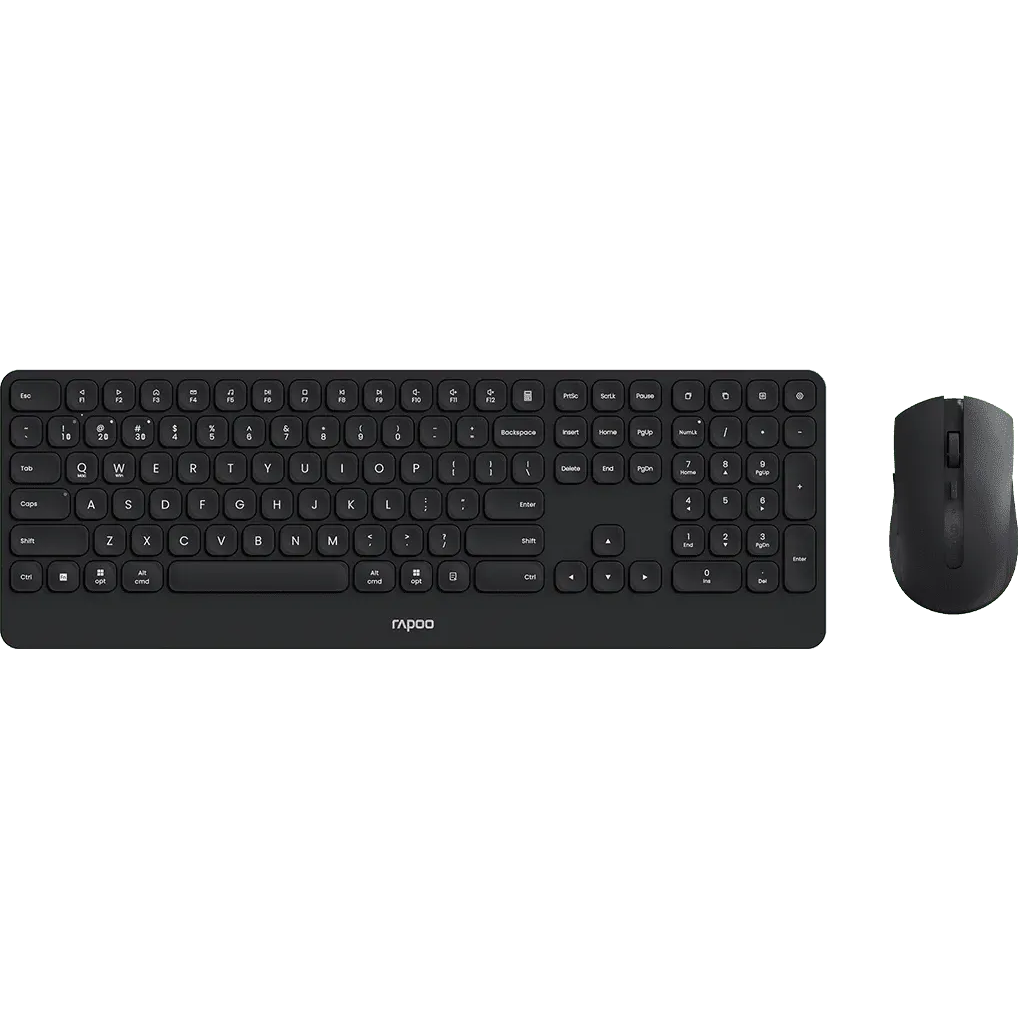 Клавиатура + мышь Rapoo 9510M Black