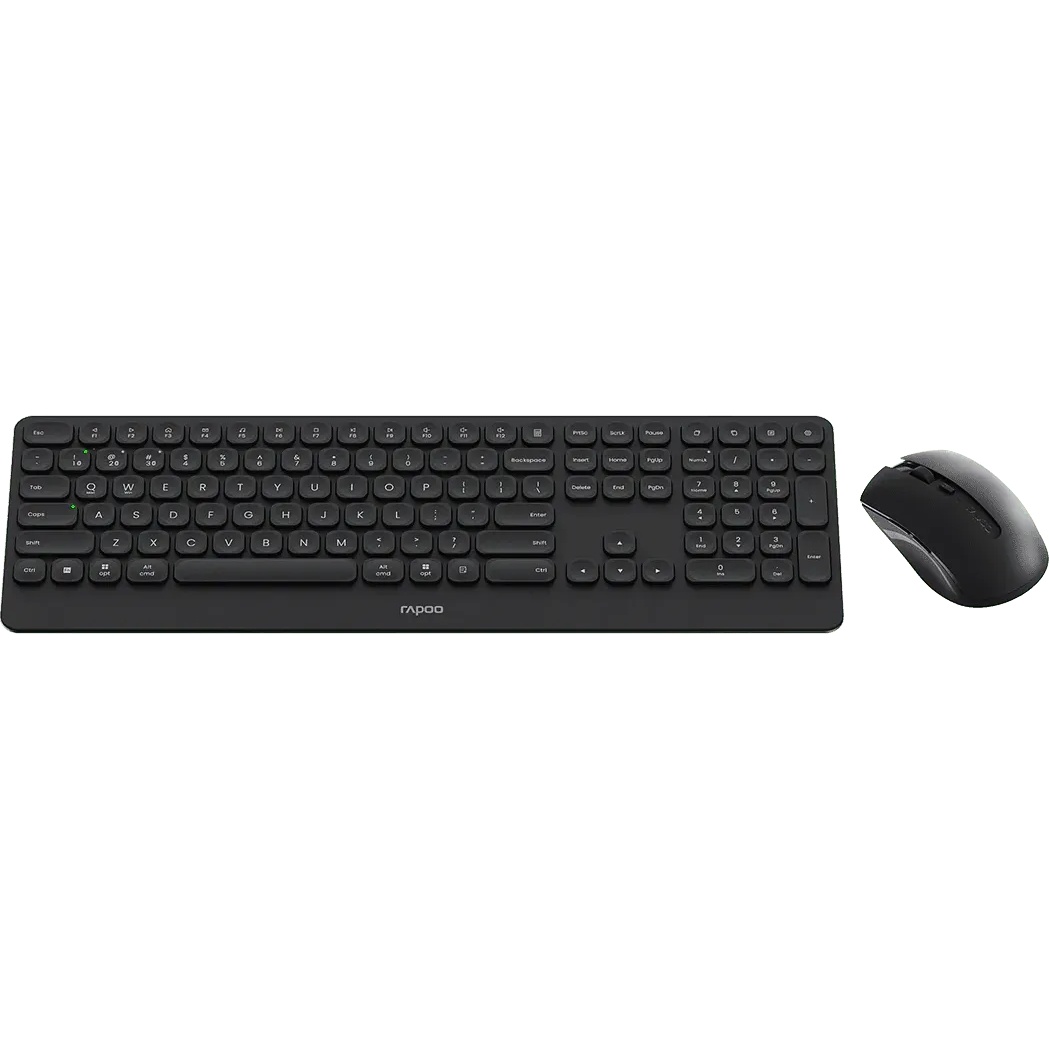 Клавиатура + мышь Rapoo 9510M Black — изображение 2