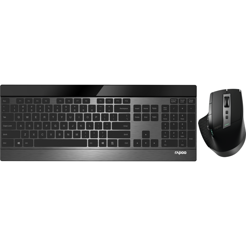 Клавиатура + мышь Rapoo 9900M Black — изображение 4