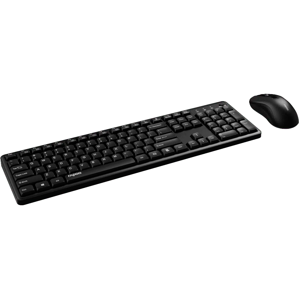 Клавиатура + мышь Rapoo X2100 Silent Black — изображение 2