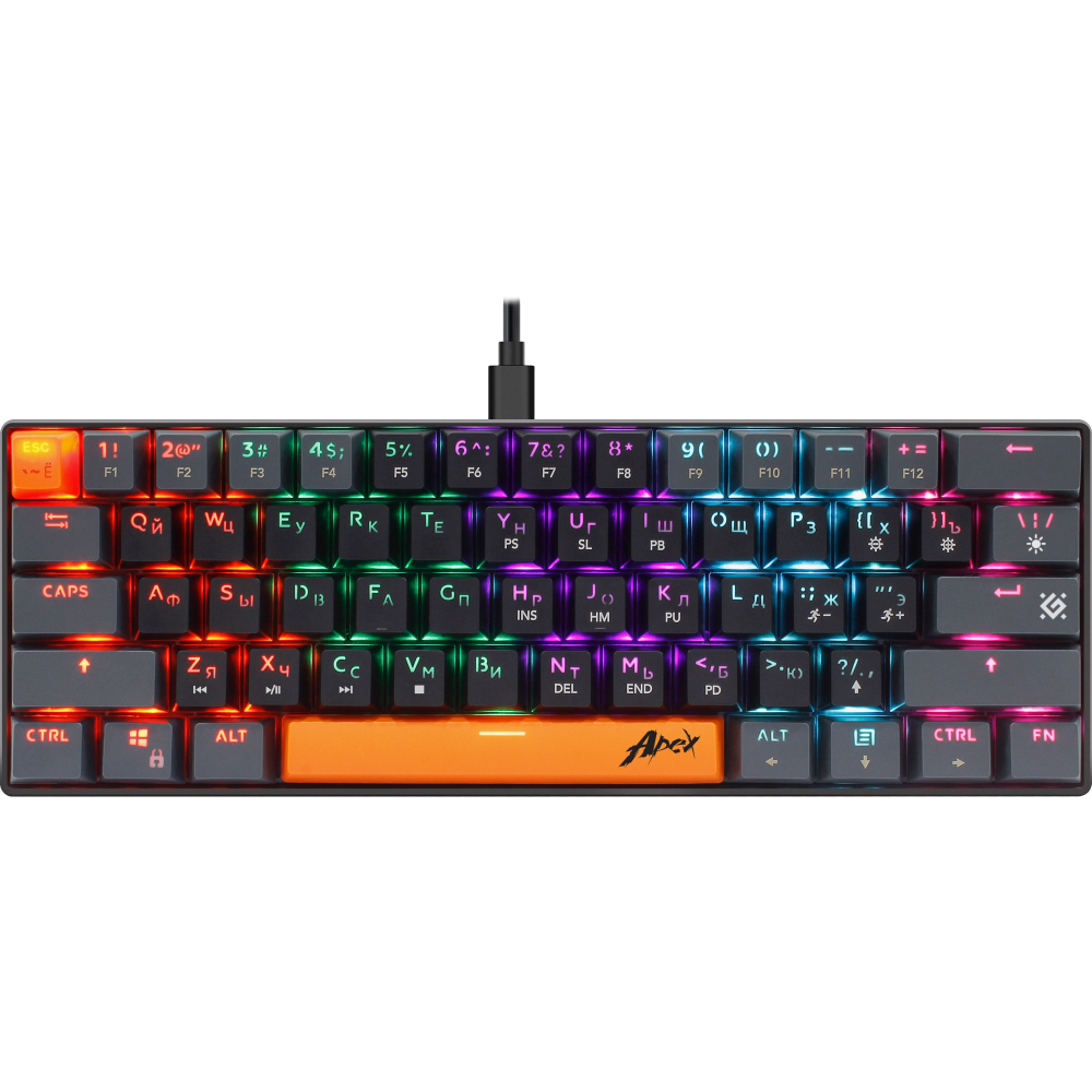 Клавиатура Defender Apex Black/Grey (GK-002)