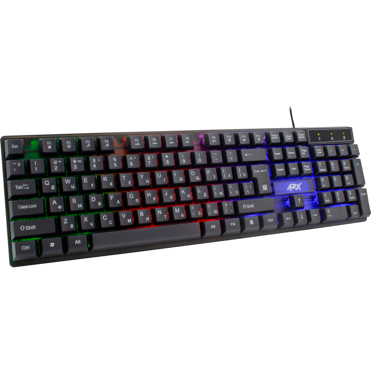 Клавиатура Defender Arx GK-196L Black (45186) — изображение 3