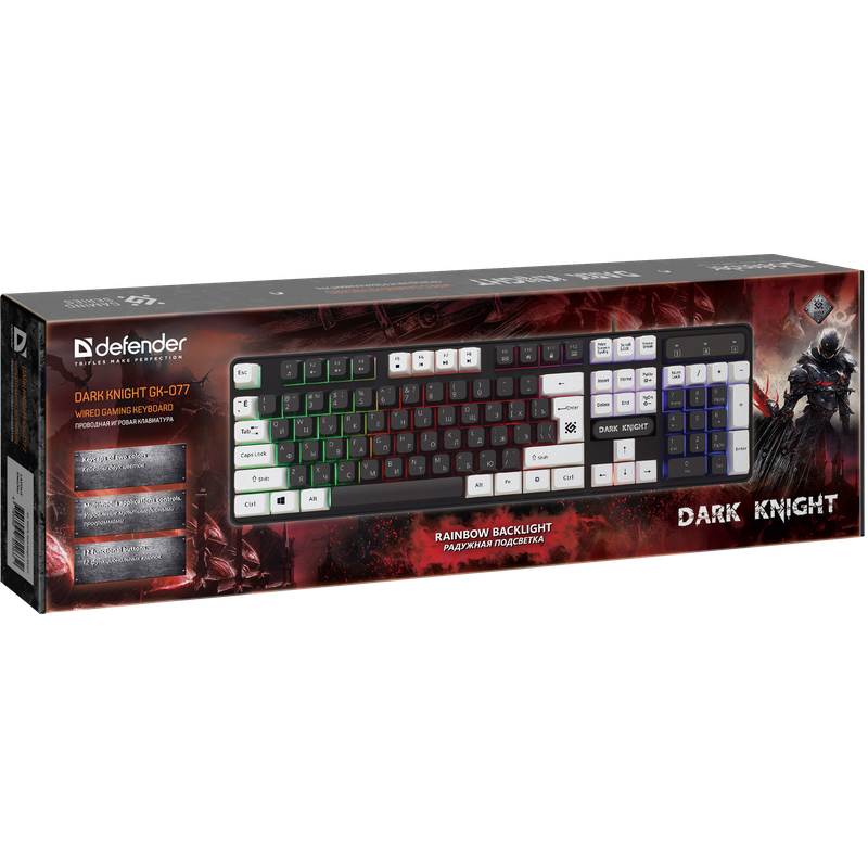 Клавиатура Defender Dark Knight GK-077 (45077) — изображение 6