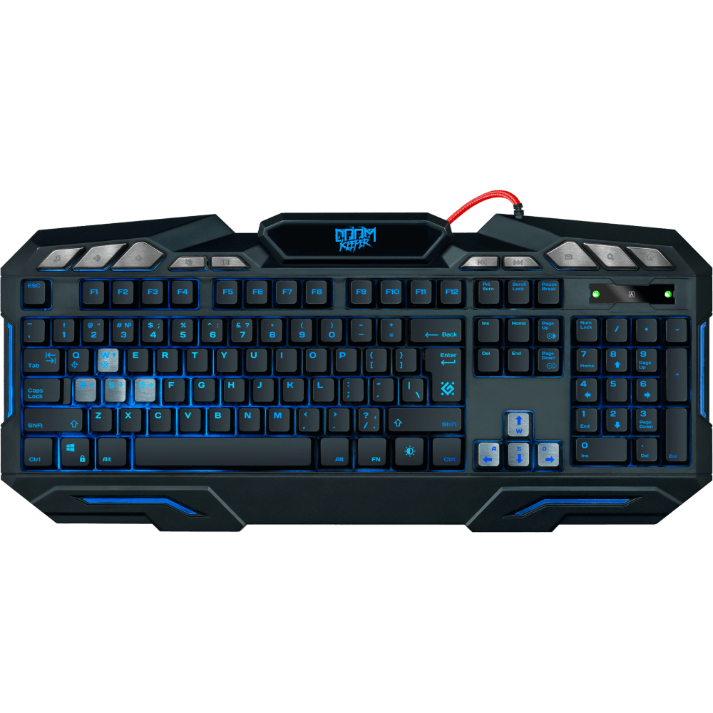 Клавиатура Defender Doom Keeper GK-100DL Black (45100) — изображение 2