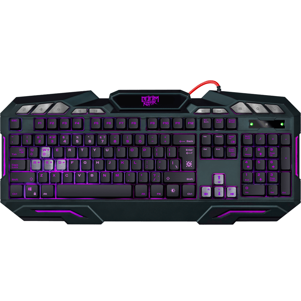 Клавиатура Defender Doom Keeper GK-100DL Black (45100) — изображение 3