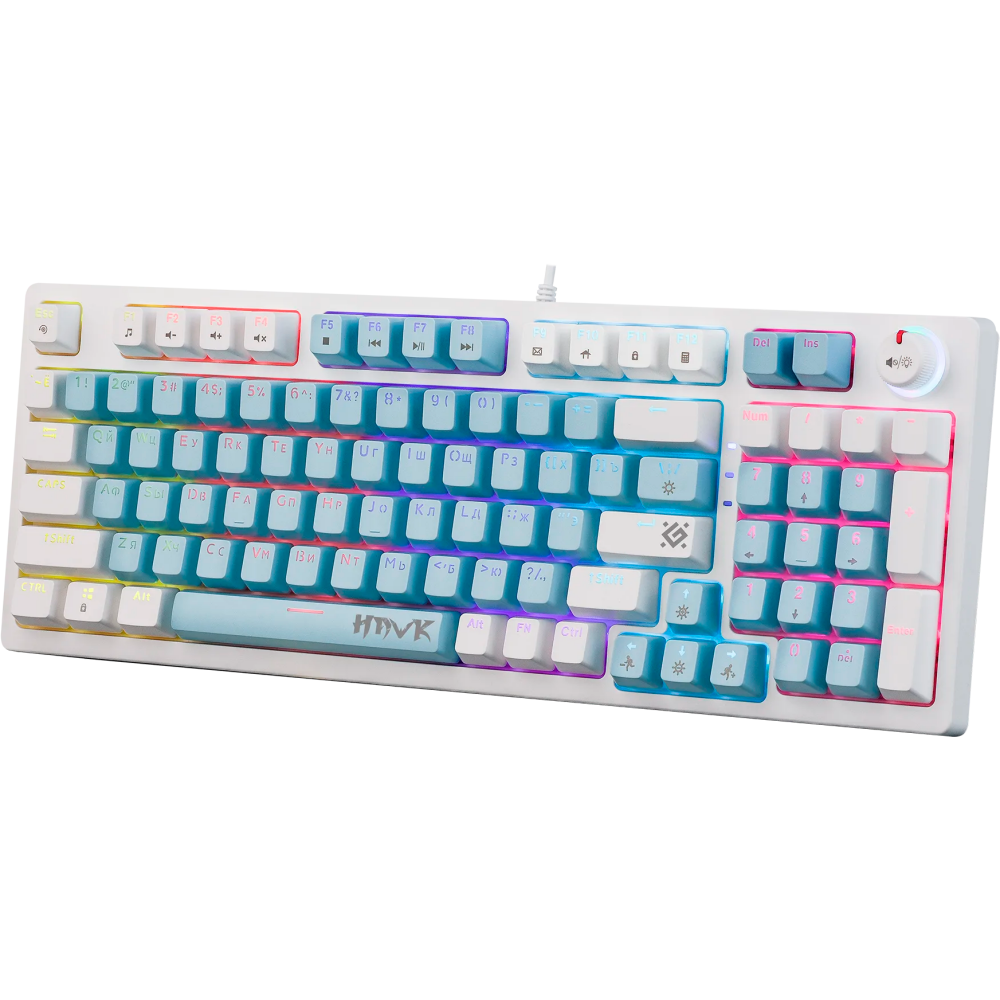 Клавиатура Defender Hawk GK-418 White (45422) — изображение 2