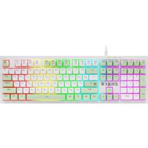 Клавиатура Defender Karon GK-129 White/Green (45129)