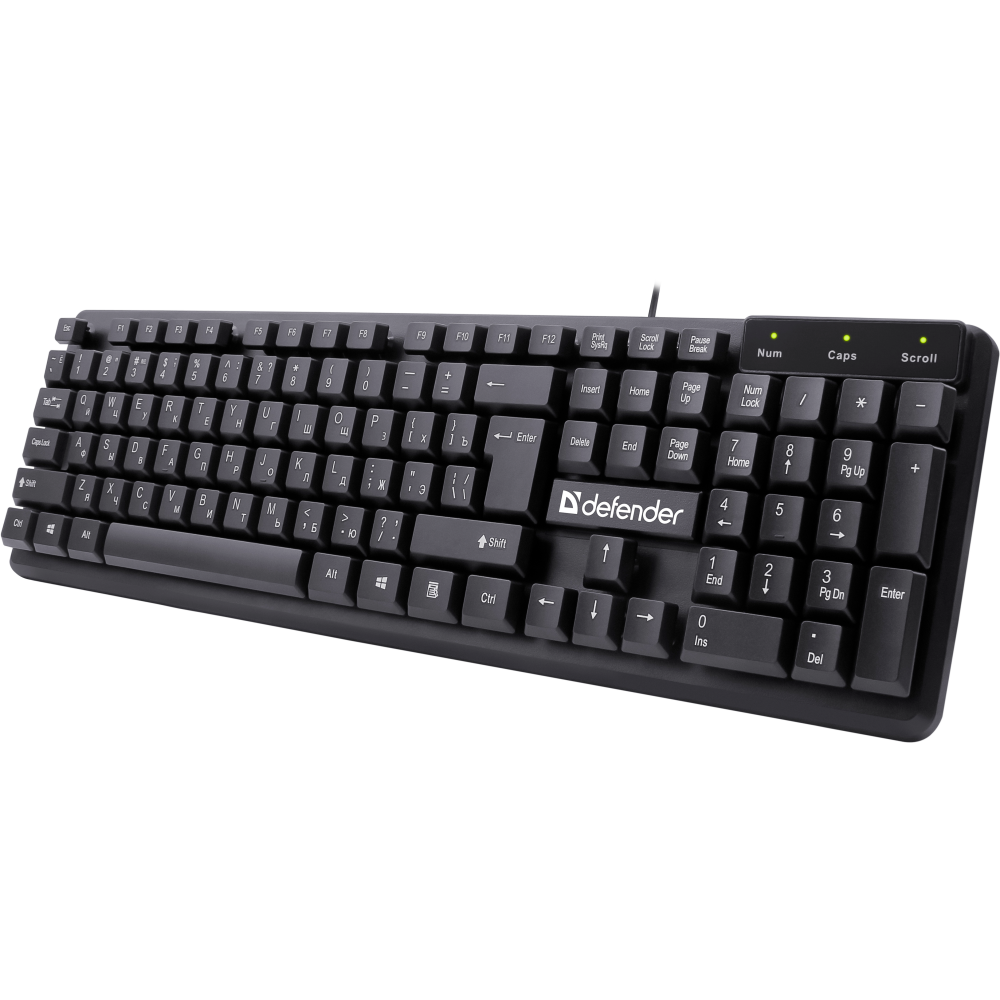 Клавиатура Defender Symbol HB-559 Black (45559) — изображение 3