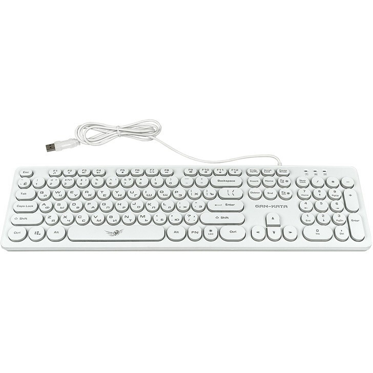 Клавиатура Dialog KGK-16U White — изображение 2