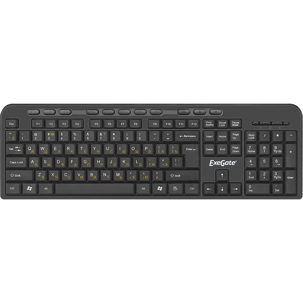 Клавиатура ExeGate LY-500M Black