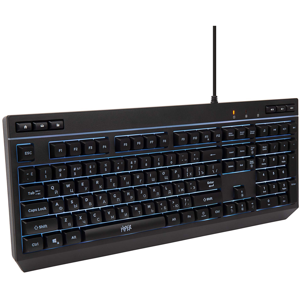 Клавиатура HIPER GKEY-1100 Black — изображение 2