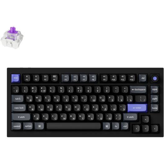 Клавиатура Keychron Q1 HE 8K (Q1HW-M1P-RU)