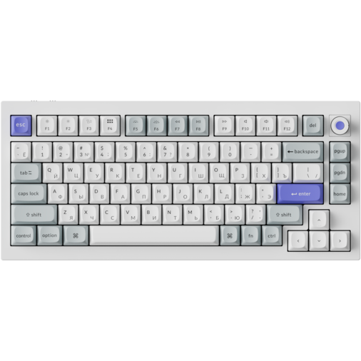 Клавиатура Keychron Q1 HE 8K (Q1HW-P1P-RU) — изображение 2