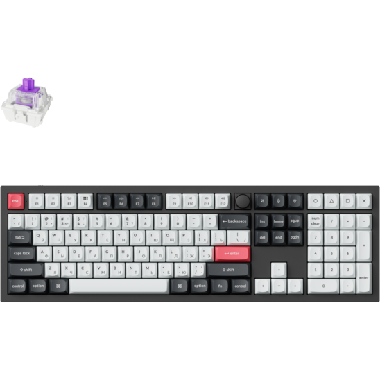 Клавиатура Keychron Q6 HE (Q6H-M1P-RU)