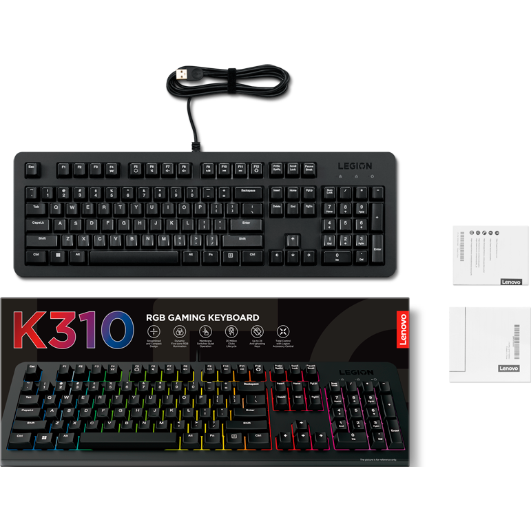 Клавиатура Lenovo Legion K310 (GY41N91872) — изображение 2