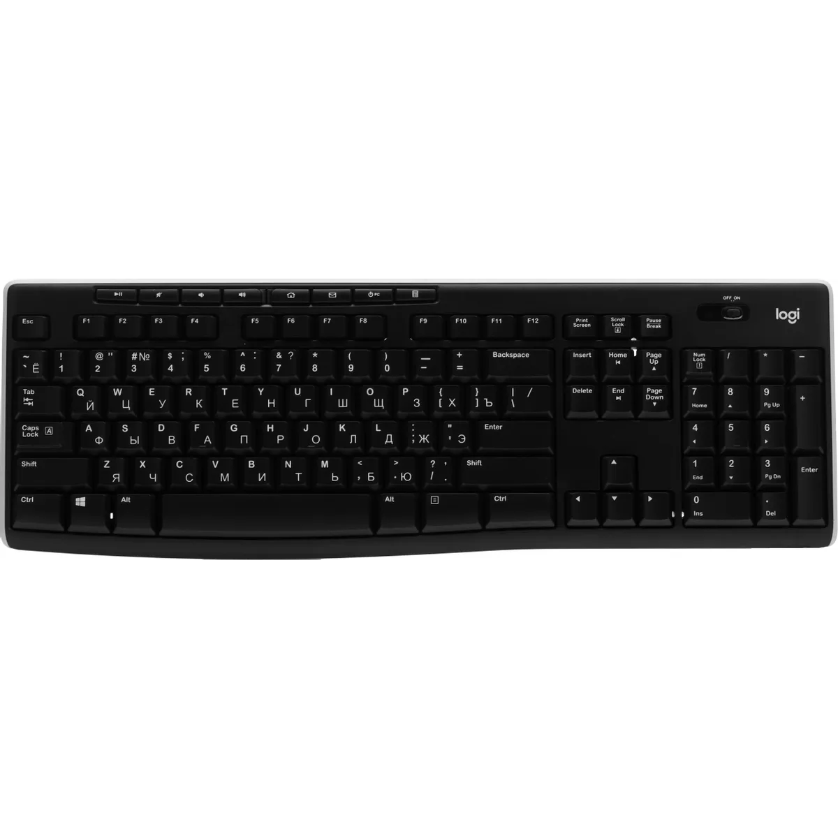 Клавиатура Logitech K270 Wireless Keyboard Black (920-003058)