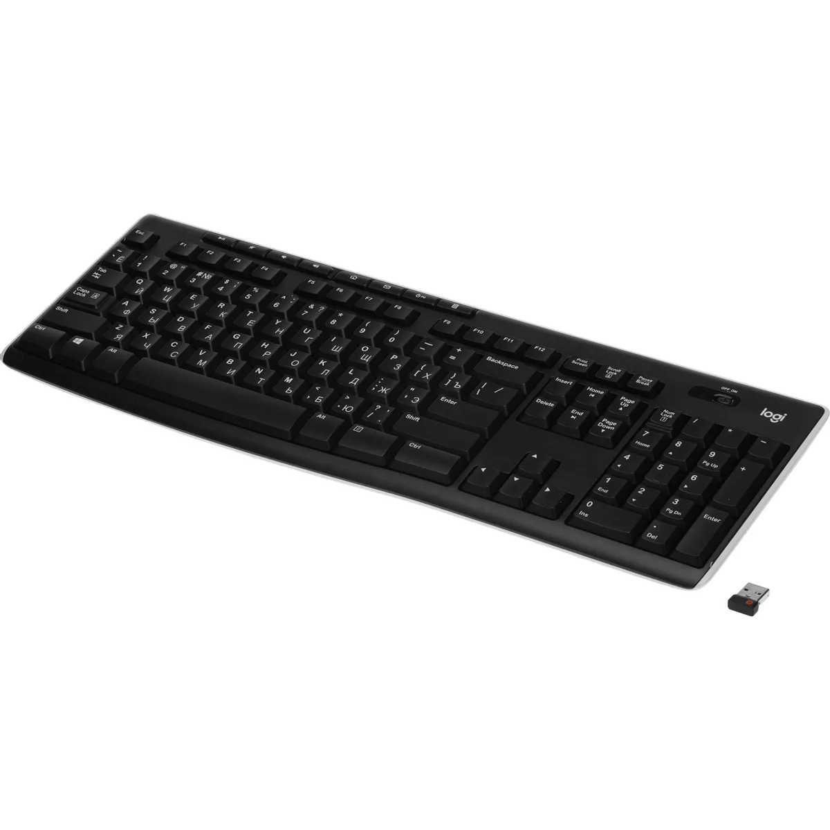 Клавиатура Logitech K270 Wireless Keyboard Black (920-003058) — изображение 2
