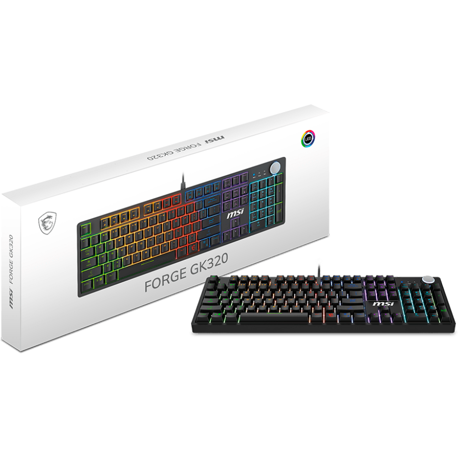 Клавиатура MSI FORGE GK320 Black — изображение 5
