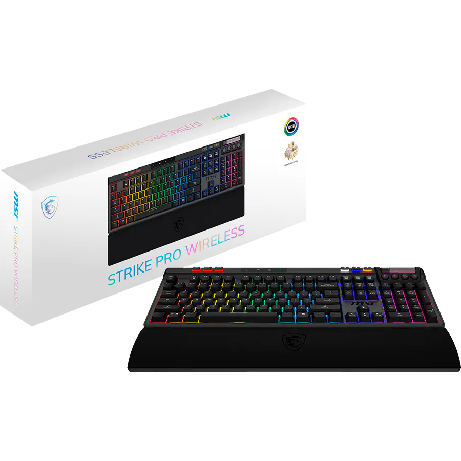 Клавиатура MSI STRIKE PRO WIRELESS Black — изображение 5