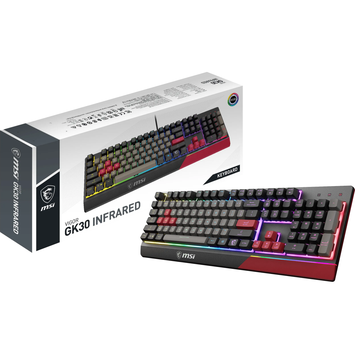 Клавиатура MSI VIGOR GK30 Infrared — изображение 5