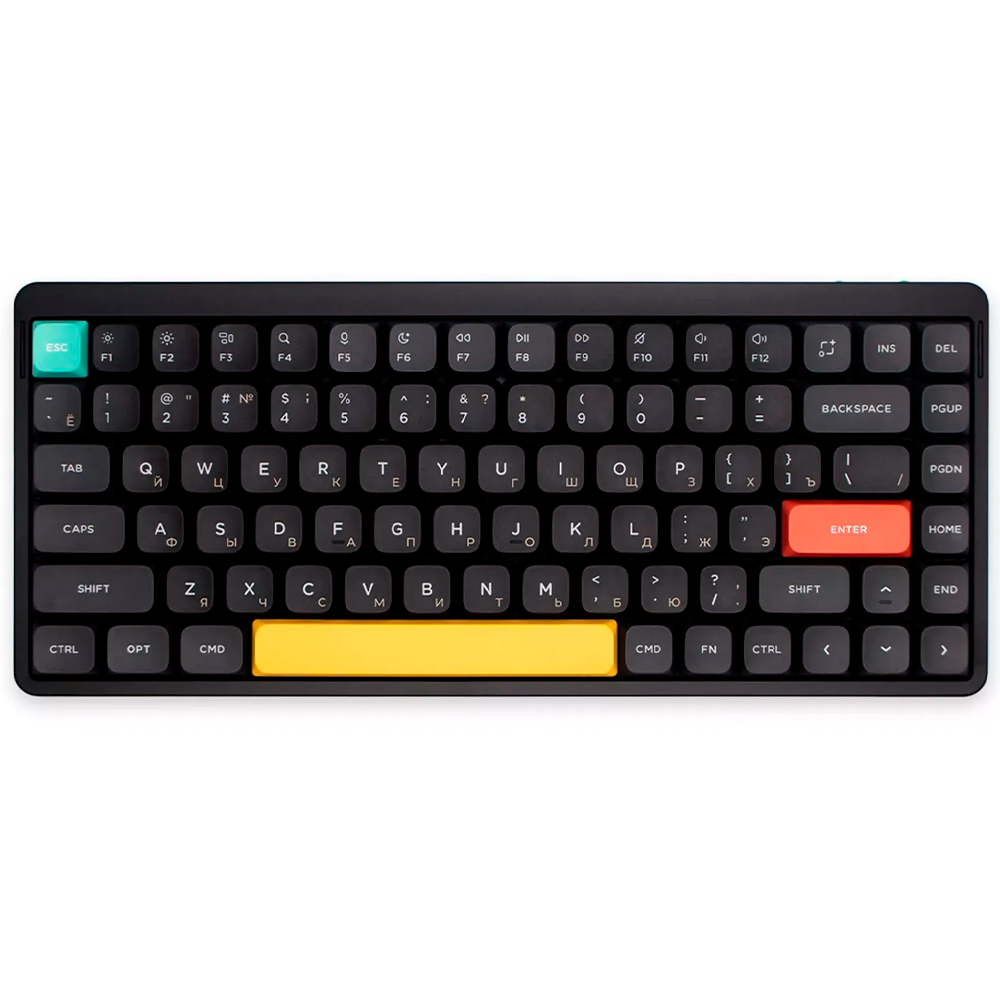 Клавиатура NuPhy AIR75v2 Wireless (Brown Switch) RGB Basalt Black