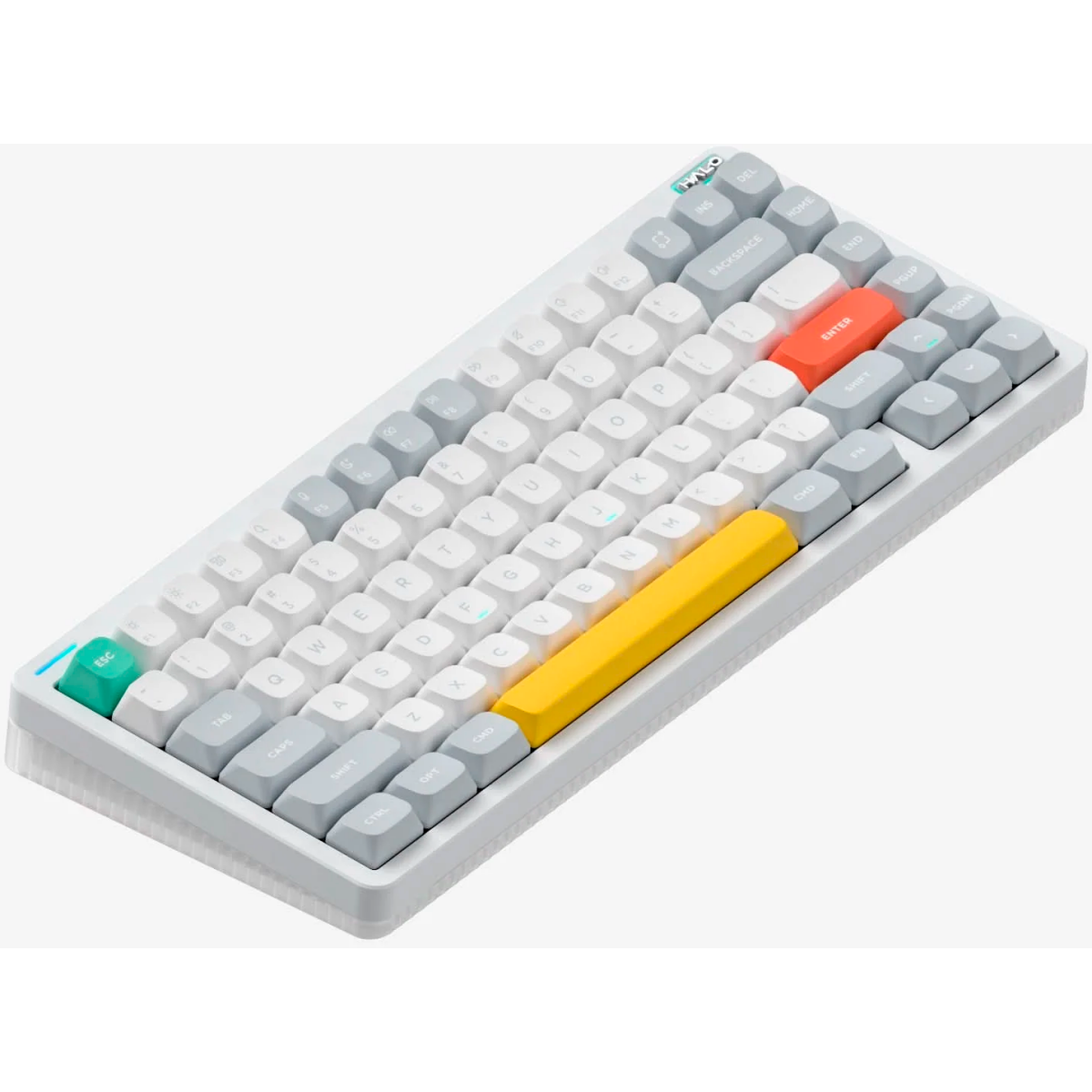 Клавиатура NuPhy Halo 75 V2 Wireless (Raspberry Switch) RGB White