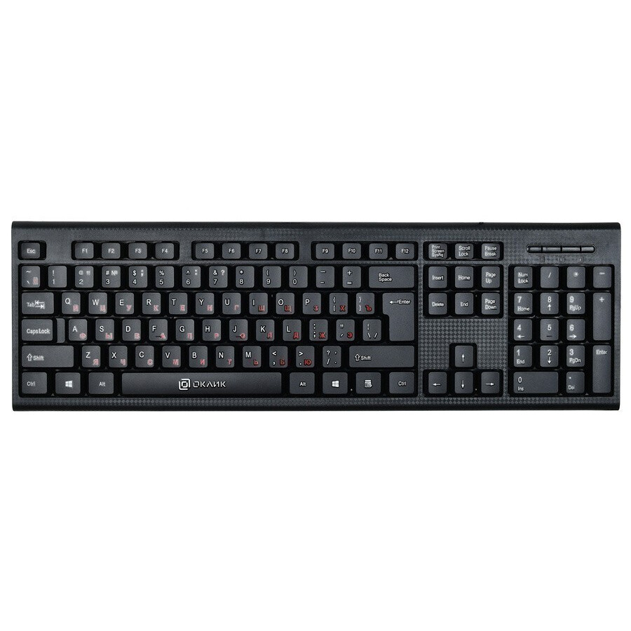 Клавиатура Oklick 120M Black