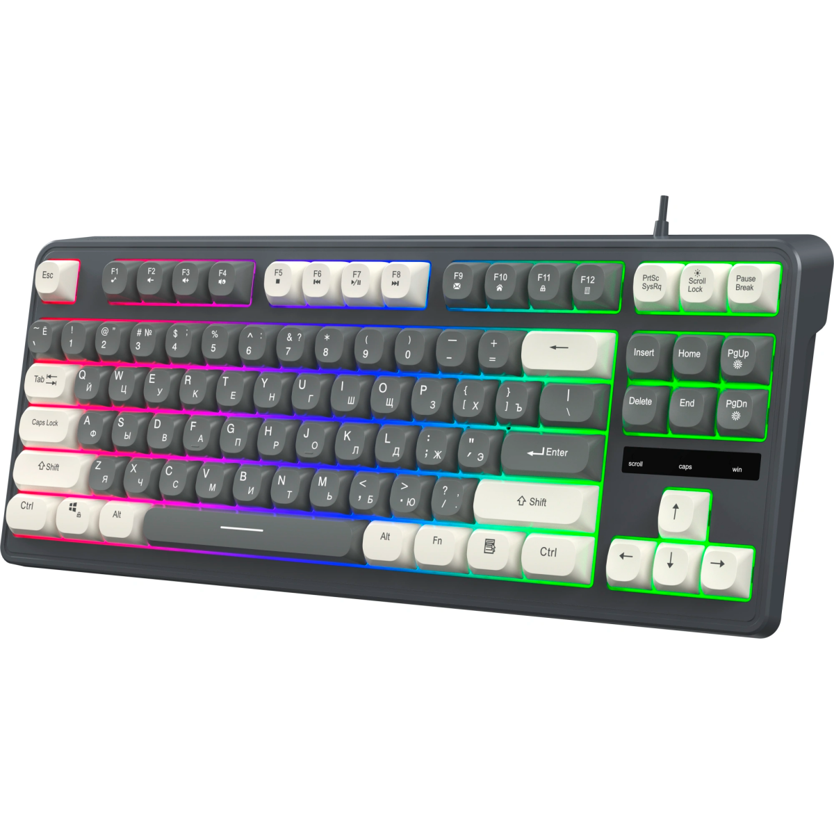 Клавиатура Oklick 711G Grey — изображение 2