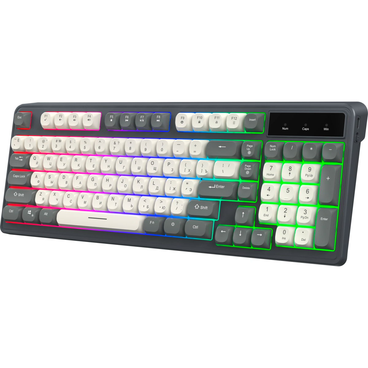 Клавиатура Oklick 731G Grey — изображение 2