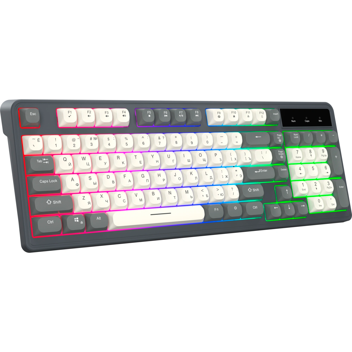 Клавиатура Oklick 731G Grey — изображение 3
