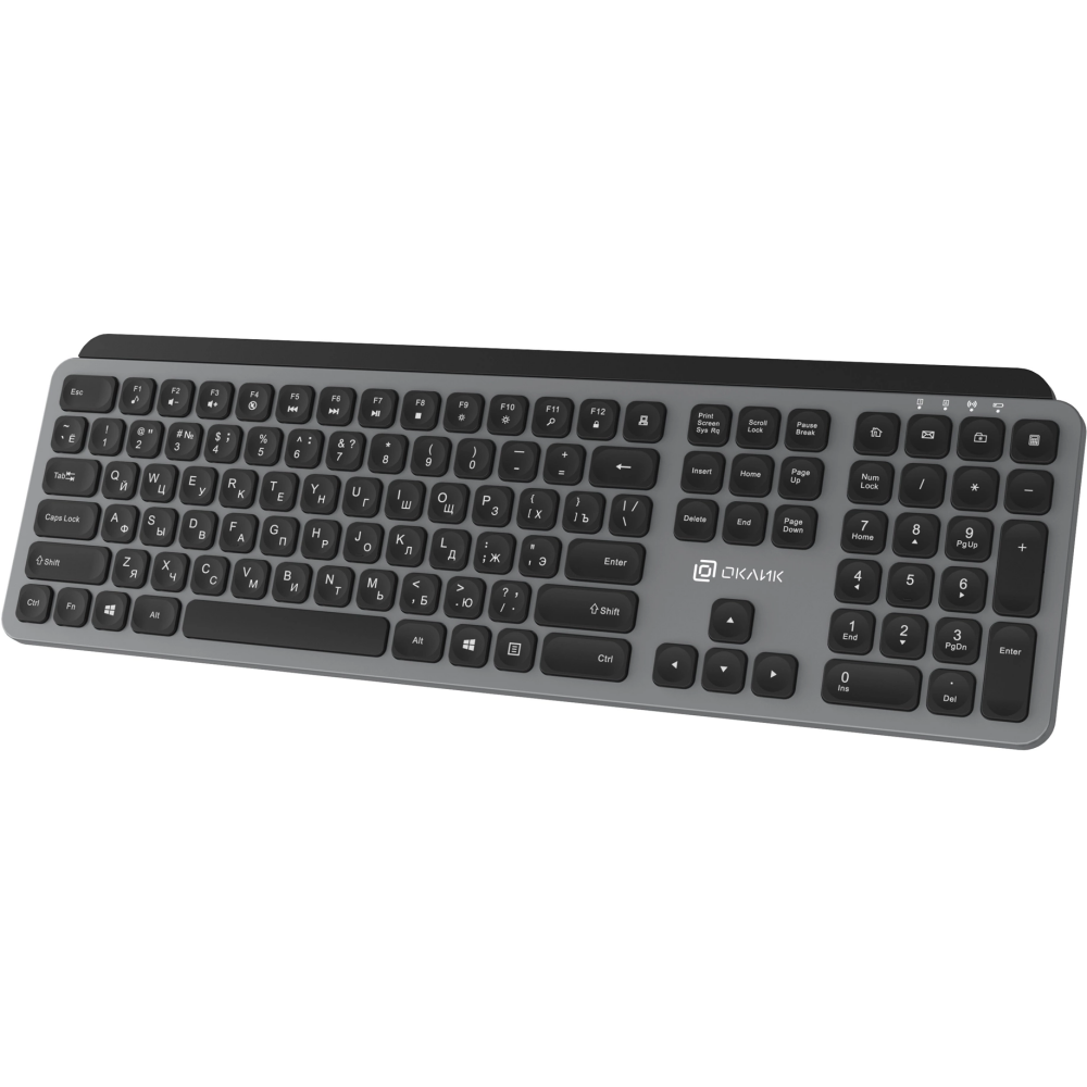 Клавиатура Oklick K859W Grey/Black — изображение 3