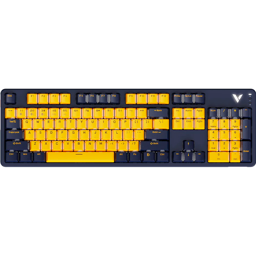 Клавиатура Rapoo V500PRO-Multimode Yellow/Blue — изображение 2