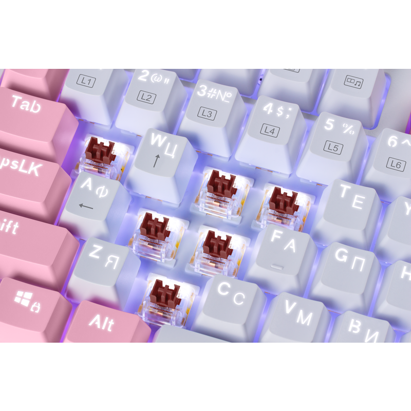 Клавиатура Redragon Hades Pink — изображение 8