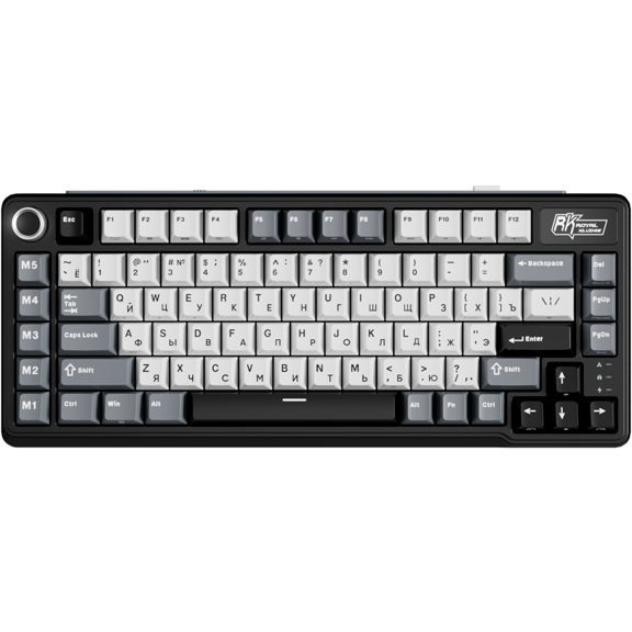 Клавиатура Royal Kludge L75 Knight Black (Beige Switch) — изображение 2