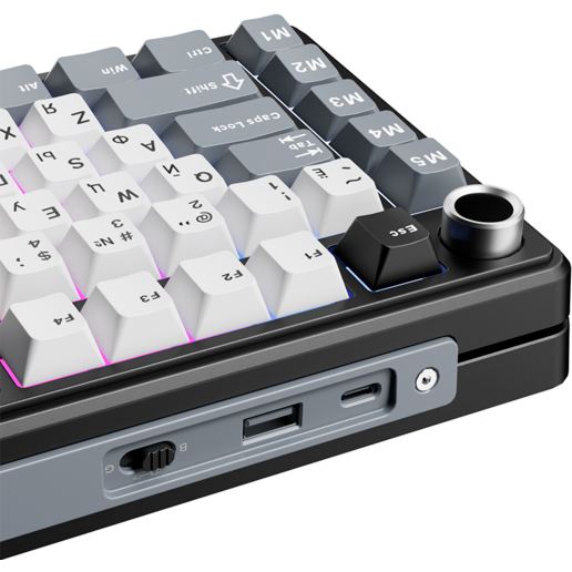 Клавиатура Royal Kludge L75 Knight Black (Beige Switch) — изображение 8