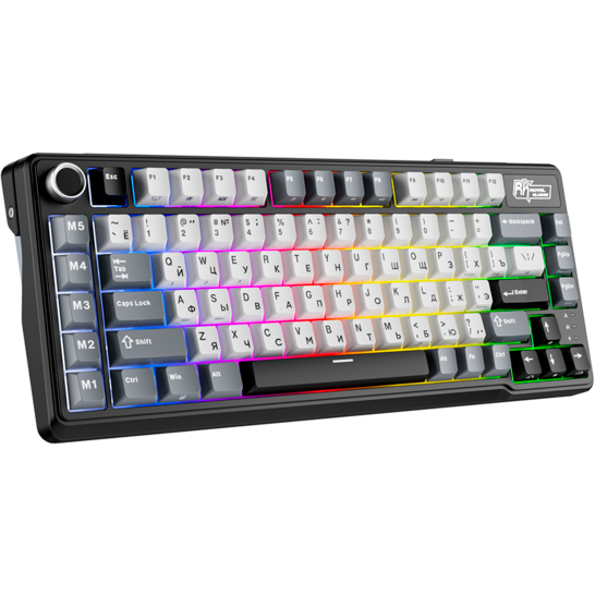 Клавиатура Royal Kludge L75 Knight Black (Cream Switch) — изображение 4