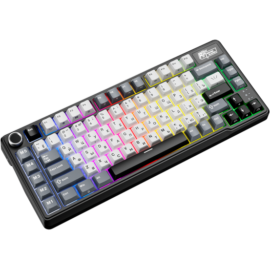 Клавиатура Royal Kludge L75 Knight Black (Cream Switch) — изображение 5