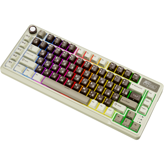 Клавиатура Royal Kludge L75 Mokko Grey (Cream Switch) — изображение 6