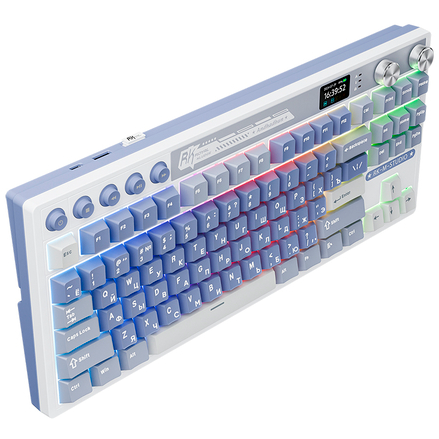 Клавиатура Royal Kludge M87 Ocean Blue (Cream Switch) — изображение 4