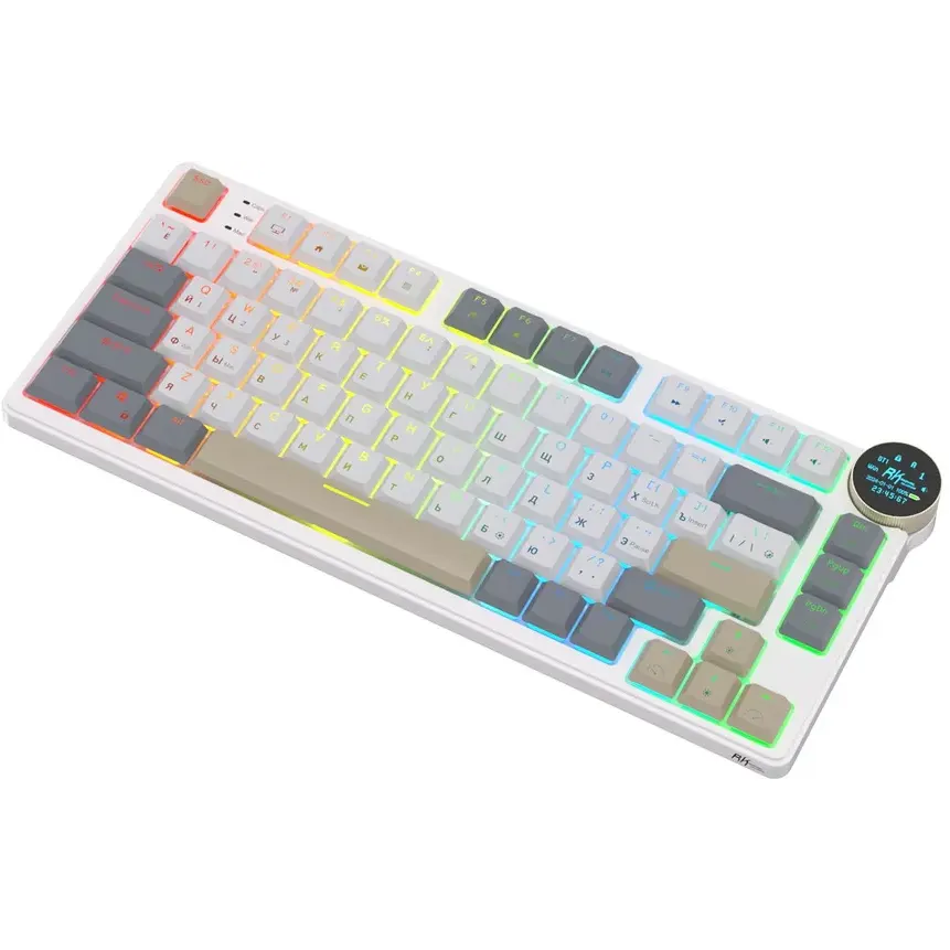 Клавиатура Royal Kludge N80 Pearly Dawn (Brown Switch) — изображение 3