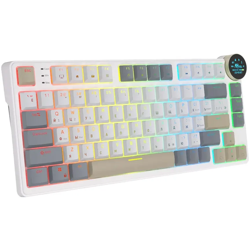 Клавиатура Royal Kludge N80 Pearly Dawn (Brown Switch) — изображение 4