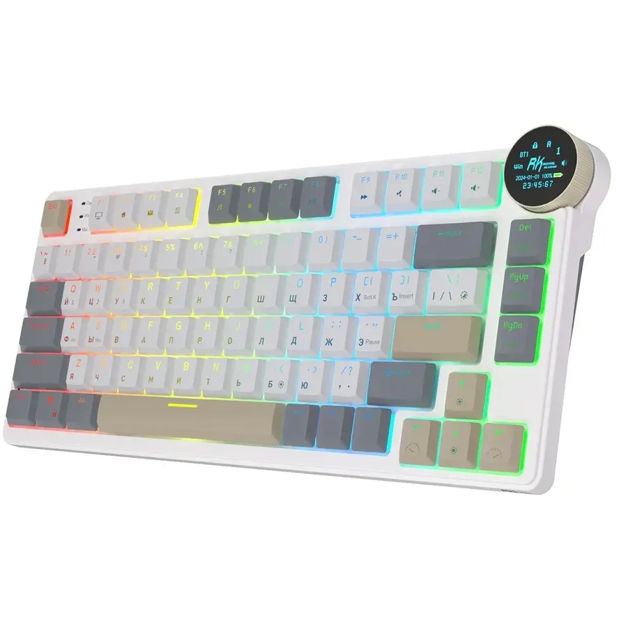 Клавиатура Royal Kludge N80 Pearly Dawn (Brown Switch) — изображение 5