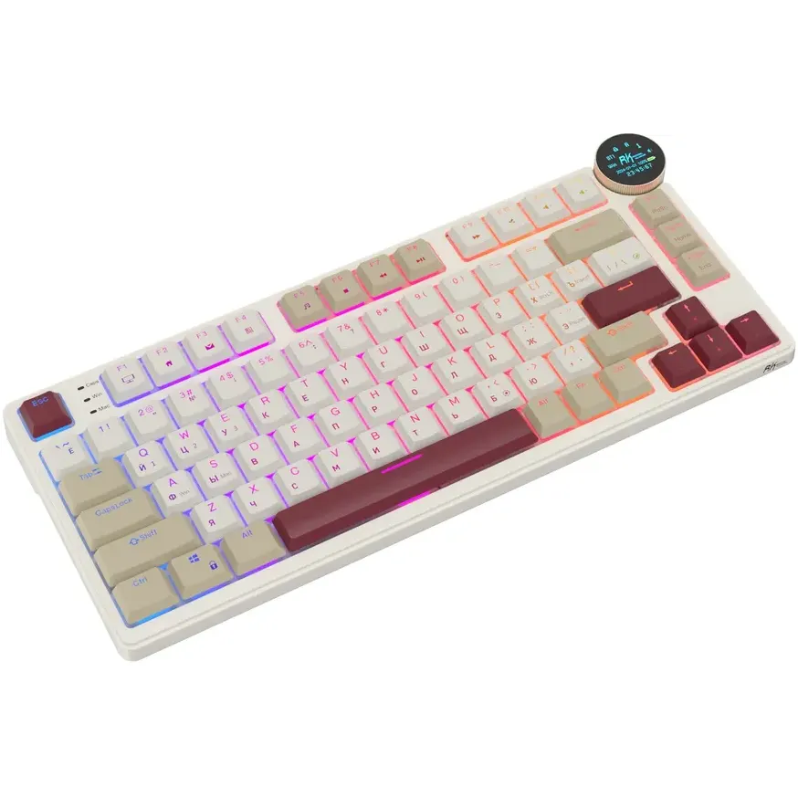 Клавиатура Royal Kludge N80 Rosy Clouds (Brown Switch) — изображение 2