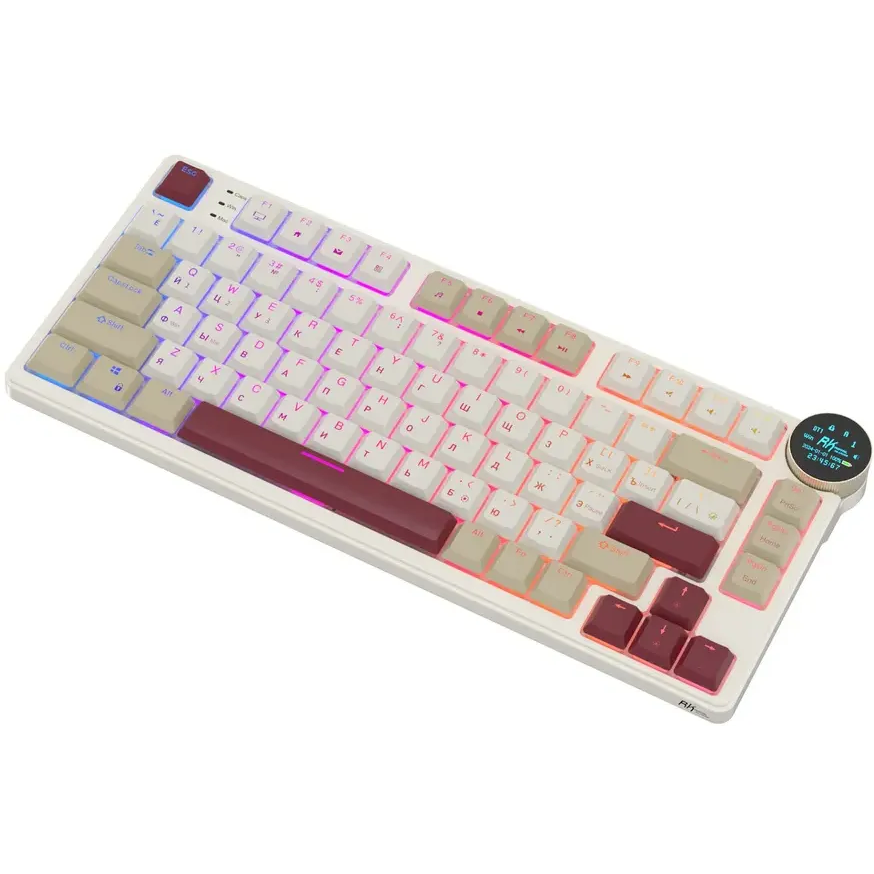 Клавиатура Royal Kludge N80 Rosy Clouds (Brown Switch) — изображение 3