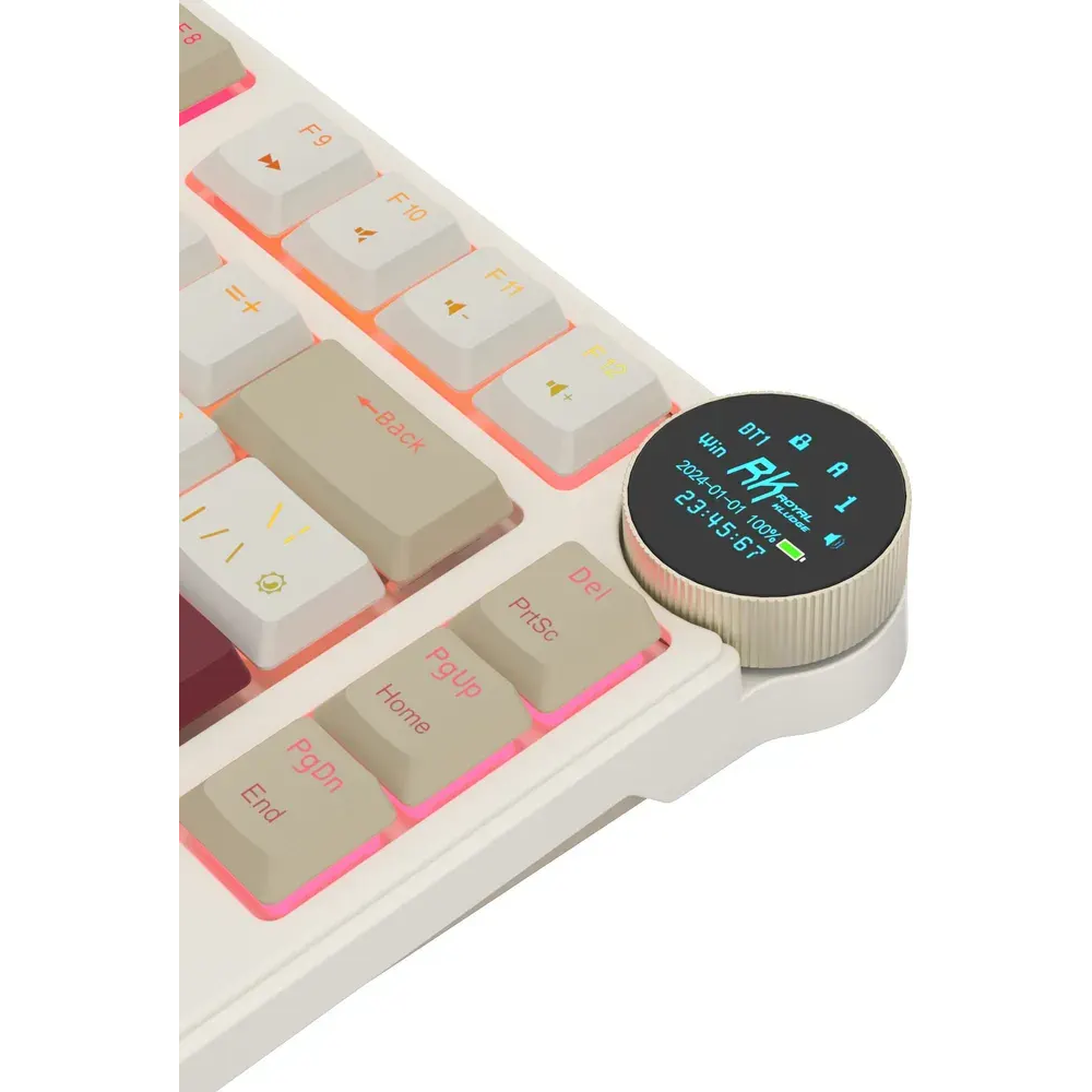 Клавиатура Royal Kludge N80 Rosy Clouds (Brown Switch) — изображение 6