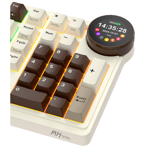 Клавиатура Royal Kludge N99 Mokko Grey (Beige Switch) — изображение 7