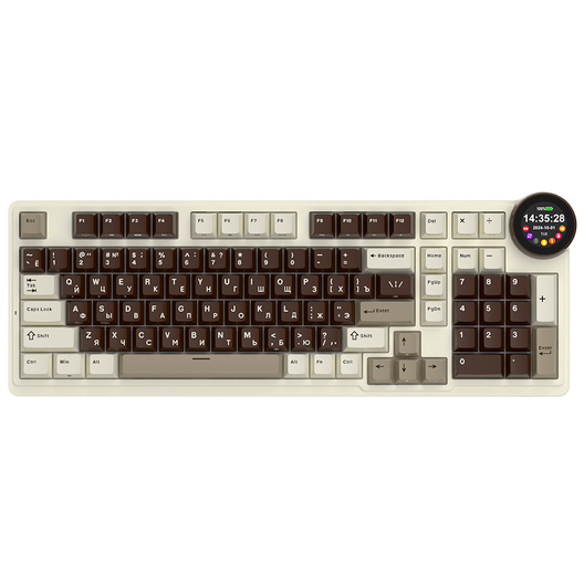 Клавиатура Royal Kludge N99 Mokko Grey (Cream Switch) — изображение 2